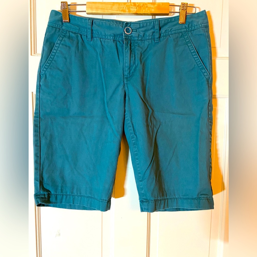 Eddie Bauer turquoise shorts, size 4